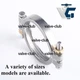 1PCS Tri-Clamp w/ Stainless Steel Nut 304 SS Heavy Duty Quick Connect Hose Clamp