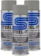 3 Cans Steel Gray Polyurethane Aerosol Paint For Food Equipment Protection