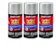 3 Cans-Duplicolor BGM0530 WA994L For GM Code 67 Tarnished Silver Spray Paint