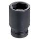 Grey Pneumatic 908MG 1/4" Drive Standard Metric Magnetic Impact Socket - 8mm