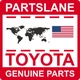 85279-33040 Toyota OEM Genuine JOINT, HEADLAMP CLEANER HOSE