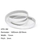HTD-3M 1695mm-2619mm Pitch 3mm PU Polyurethane Close Loop Timing Belt Width 15mm