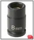 Grey Pneumatic (908MG) 1/4" Drive x 8mm Magnetic Standard Socket