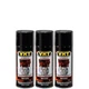 VHT Paint VHTSP187 (3-PACK); Wheel Paint 11oz Aerosol Gloss Black 250&deg;F