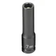 Grey Pneumatic 907MDG SOC 7MM 1/4D IMP MAG 6PT DP BLK