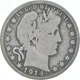 1914-S Barber Half Dollar Average Circ 90% Silver