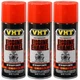 VHT Paint VHTSP119 (3-PACK); Engine Enamel 11oz Aerosol Chevy Orange Red 550&deg;F