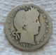 1914-S Barber Silver Quarter Rare Key Date San Francisco Mint Good Cleaned