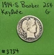 1914 S Barber / Liberty Head Quarter Good 90% Silver 25c Coin Key Date!