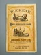 1873 BUCKEYE MOWER Adriance Platt FARM Advertising Trade Card Era MOUNT HOLLY NJ