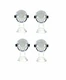 3M 26618 1.8MM Accuspray 2.0 PPS Atomizing Heads Clear Spray Gun Tips-4 Per Box