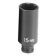 Grey Pneumatic 915MDS 1/4" Surface Drive X 15mm Deep Socket