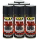 VHT Paint VHTSP671 (6-PACK); Roll Bar & Chassis 11oz Aerosol Satin Black 250&deg;F
