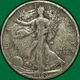 1923-S Walking Liberty Half Dollar Choice Very Fine VF+ Coin, Rim Bump #32012