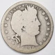 1896-O Barber Silver Quarter About Good (AG) New Orleans Mint