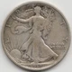 1917 S Reverse Walking Liberty Half Dollar, F, scratched