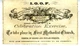 1873 IOOF Odd Fellows Trade Card 53rd Anniversary 