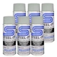 STEEL-IT 1002B Polyurethane Protective Spray Coating 12oz Gray   6 Pack kit