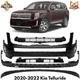Front Bumper Cover Paintable & Lower Valance Kit For 2020-2022 Kia Telluride