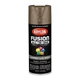 Krylon Hammered Finish Spray Paint Dark Bronze 12 Ounce Indoor Outdoor Use