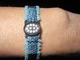 Simple Peyote Bracelet w/ Swarvoski Crystal Clasp/Focal..2 in 1 Look...1419H