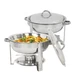 STAINLESS STEEL CHAFER 2 PACK CATERING CHAFING DISH SETS 5 QT PARTY PACK