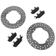 2014 2015 Can-Am Maverick Max 1000R 4x4 XRS Front Brake Rotors and Brake Pads
