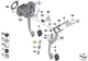 BMW Clutch Pedal Helper Spring Seat Guide Bracket Upper 35311161719 New Genuine