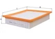 Knecht LX 405 air filter for VW