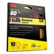 3M 31451 Abrasive Disc, 6 in Dia, 80 Grit, PSA