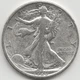 1920 D Walking Liberty Half Dollar, F, cleaned/scratched