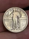 1917 D Silver Standing Liberty Quarter, Denver, Type 2, T2, VG/Fine Details