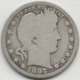 1897 O Barber Quarter, G+