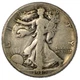 1919-S San Francisco Walking Liberty Silver Half 50c Fine F+