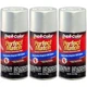 Duplicolor BGM0501 (3-Pack), Aerosol Paint for GM WA519F, Metallic Galaxy Silver