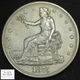 Lot of 2x Trade Silver Dollars: 1875 CC & 1873
