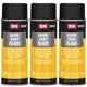 SEM Paint Guide Coat Primer Flat Black Aerosol 12 oz. Ea 38203, 3 Pack