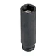 1/4" Drive x 7mm Magnetic Deep  Socket 907MDG GREY PNEUMATIC Metal Black