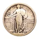 Tough 1917-S Type 1 Standing Liberty Quarter Nice ~F Transition Year Key Date