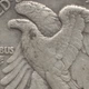 1920 D Walking Liberty Half Dollar, VF+-XF, rim cut obverse