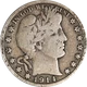1914-S Barber Half Dollar