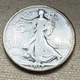 1917 S Reverse walking Liberty Half Dollar Key Date!!  cleaned