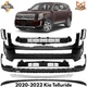 Front Bumper Cover Paintable & Lower Valance Kit For 2020-2022 Kia Telluride