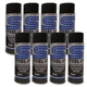 STEEL-IT 1012D Polyurethane Protective Spray Coating 12oz Can Black 8 Pack kit