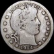 1914-S Barber Quarter Silver  ---- Rare Nice US Coin ---- #881K