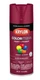 Krylon COLORmaxx Spray Paint + Primer, 5508 Gloss Burgundy Red, 12 Oz.
