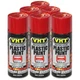 VHT Paint SP821 (6pk); Plastic Paint 11oz Aerosol Gloss Red 200&deg;F
