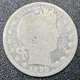 1896 S Barber Silver Quarter 25c Low Grade Key Date