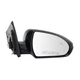 Right Power Mirror Black Paint Match Cover Clear Glass Hyundai Ioniq 2020-2022