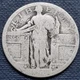 1917 D Standing Liberty Quarter 25c Type 1 Heavily Circulated No Readable #94730